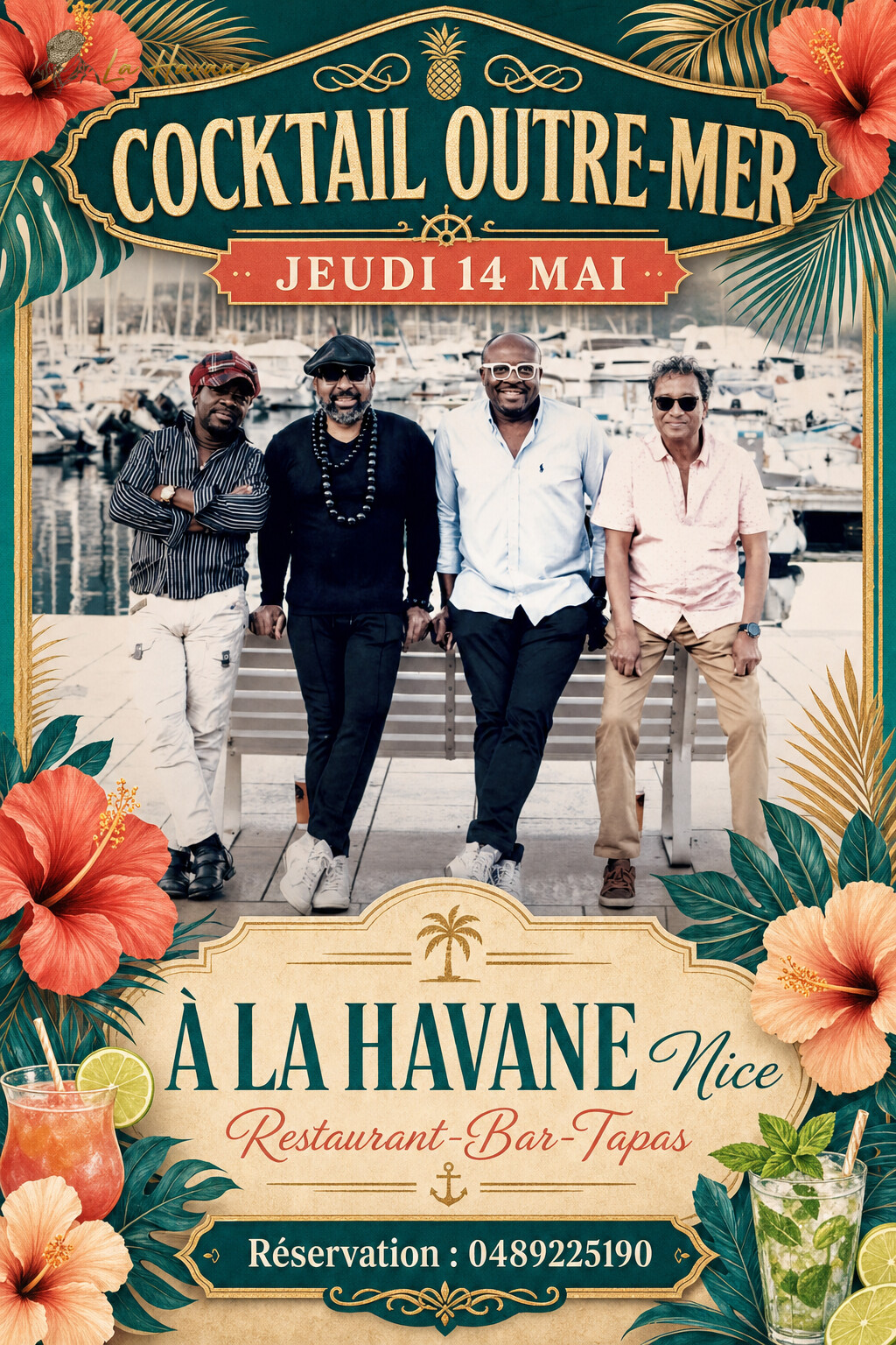 Cocktail Outre-Mer - Jeudi 14 mai à La Havane Nice