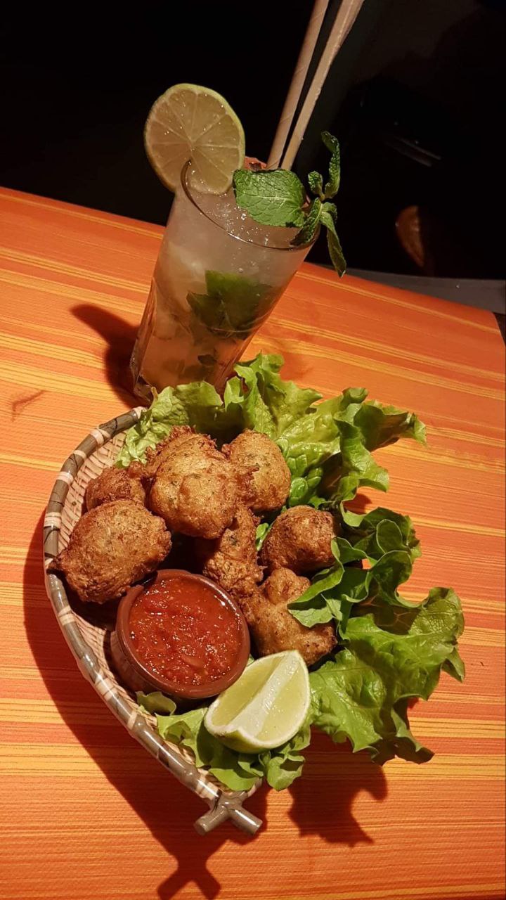 Accras et mojito La Havane Nice