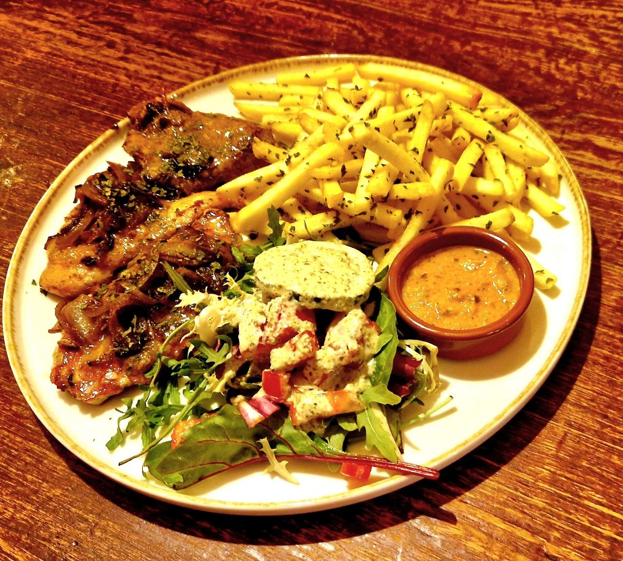 Poulet grillé frites La Havane Nice