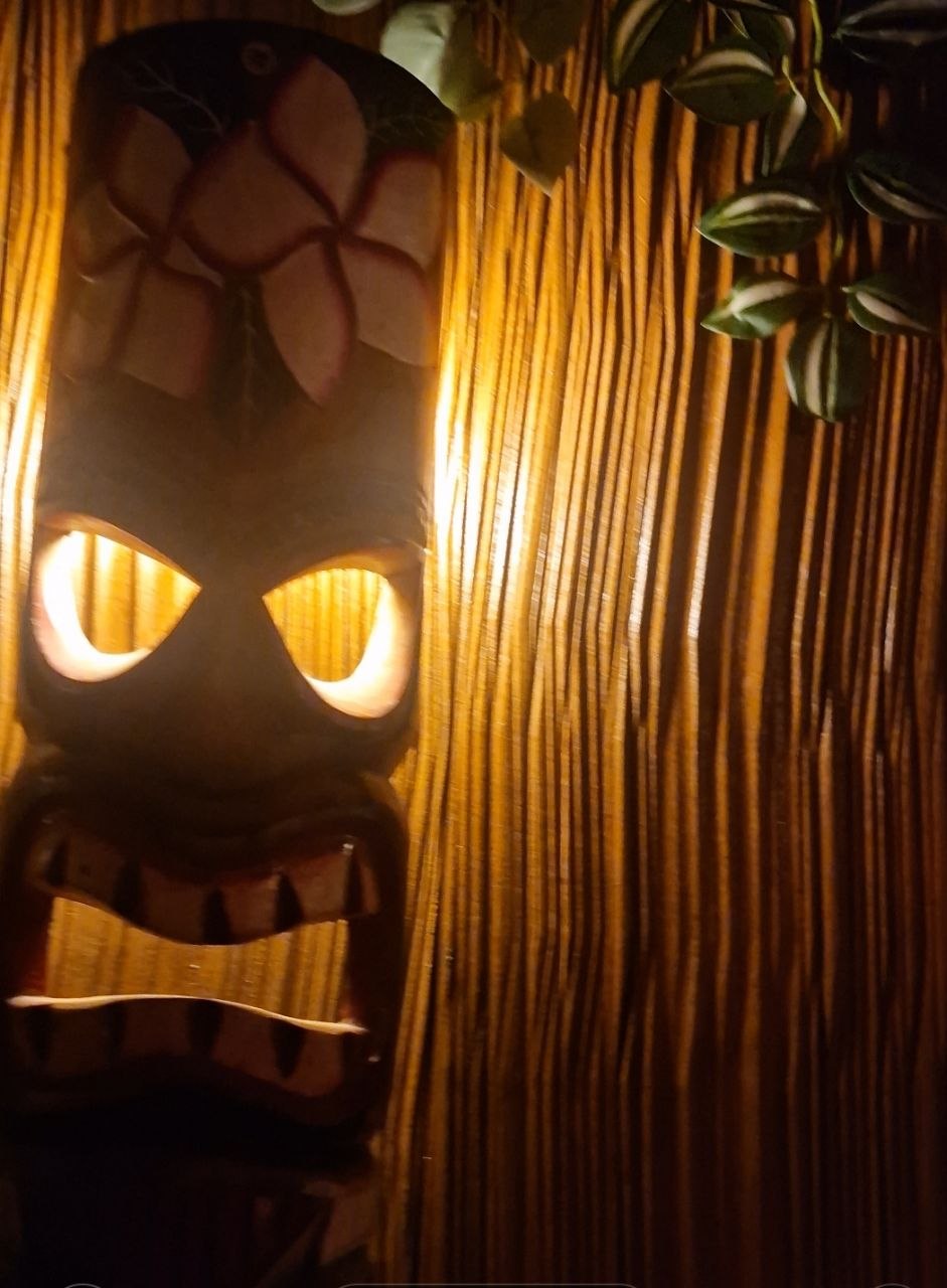 Décor tiki lampe La Havane Nice