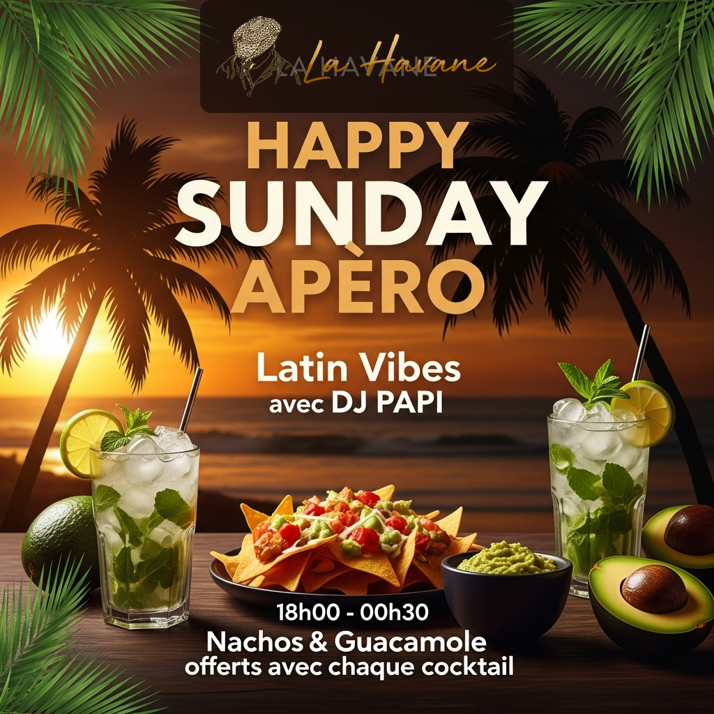 Happy Sunday Apero - Latin Vibes avec DJ PAPI