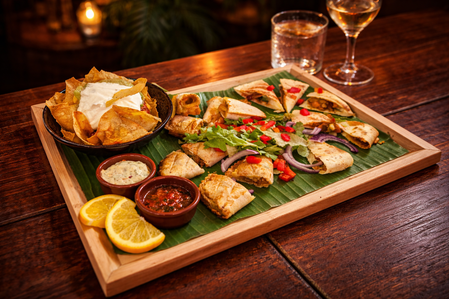 Tapas cubaines à partager