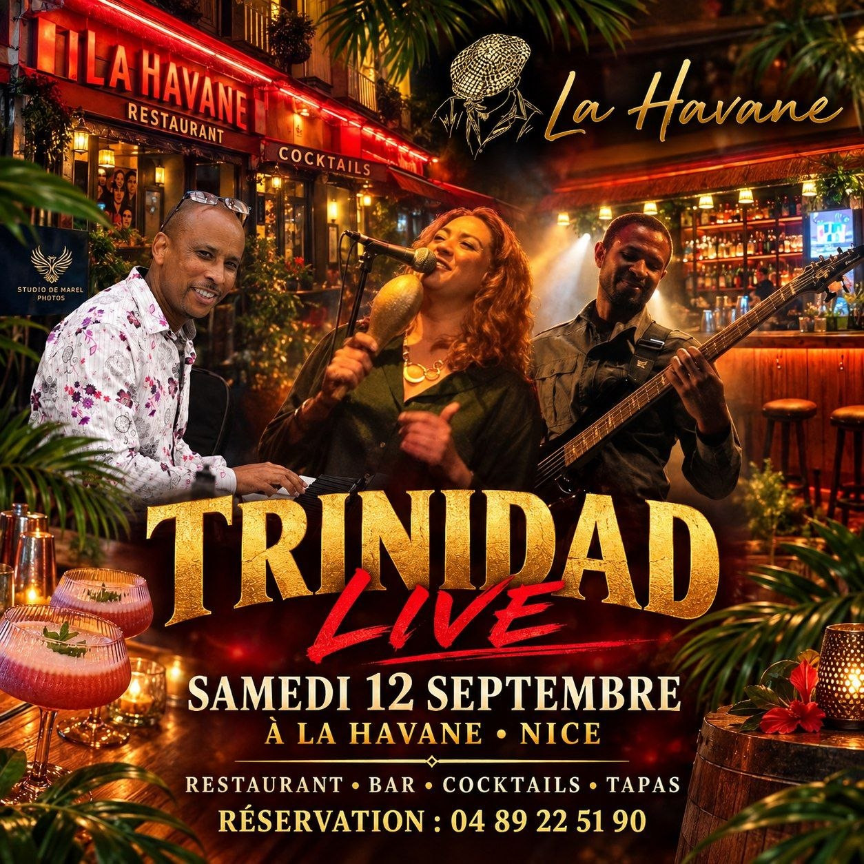 Trinidad Live - Samedi 12 septembre à La Havane Nice