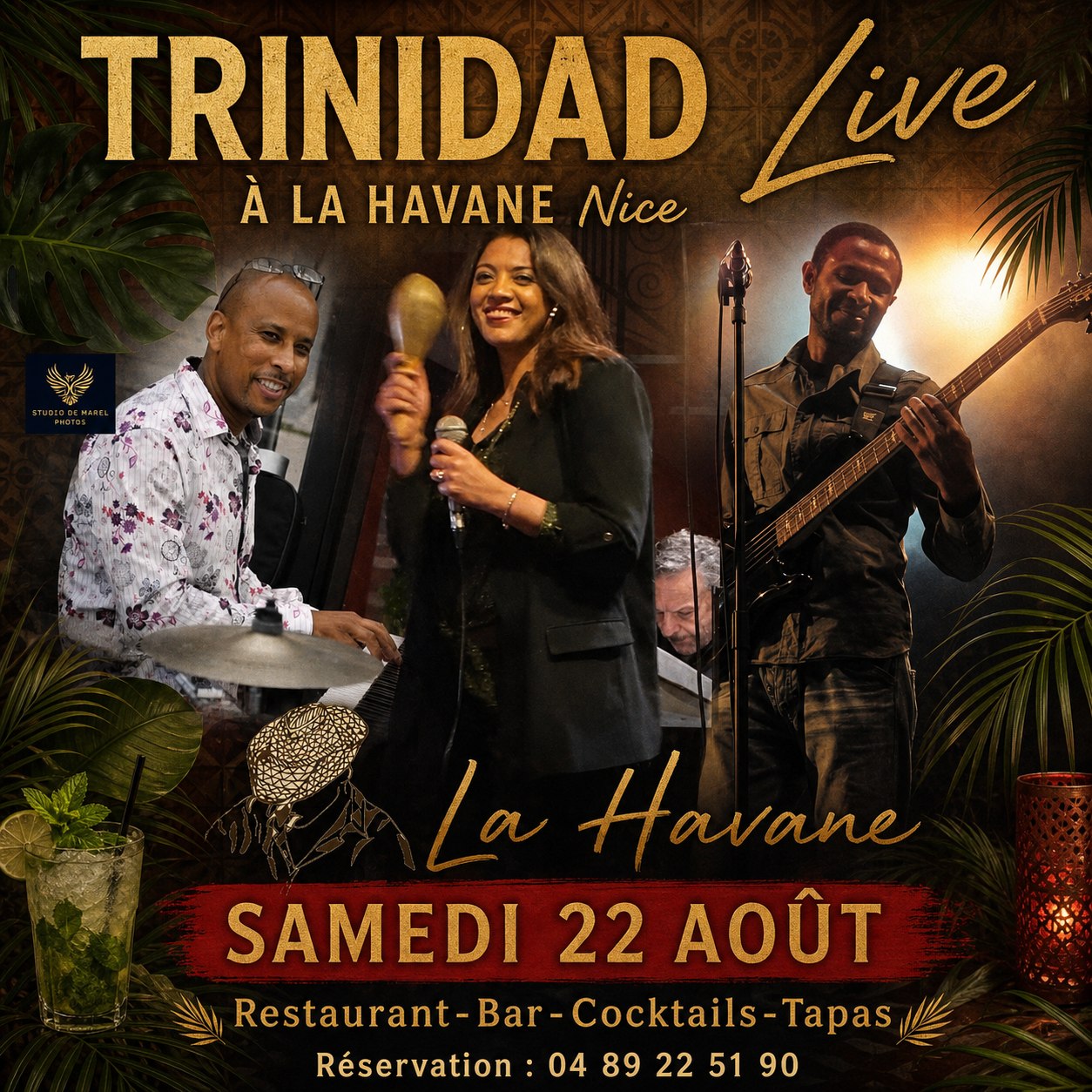 Trinidad Live - Samedi 22 août à La Havane Nice