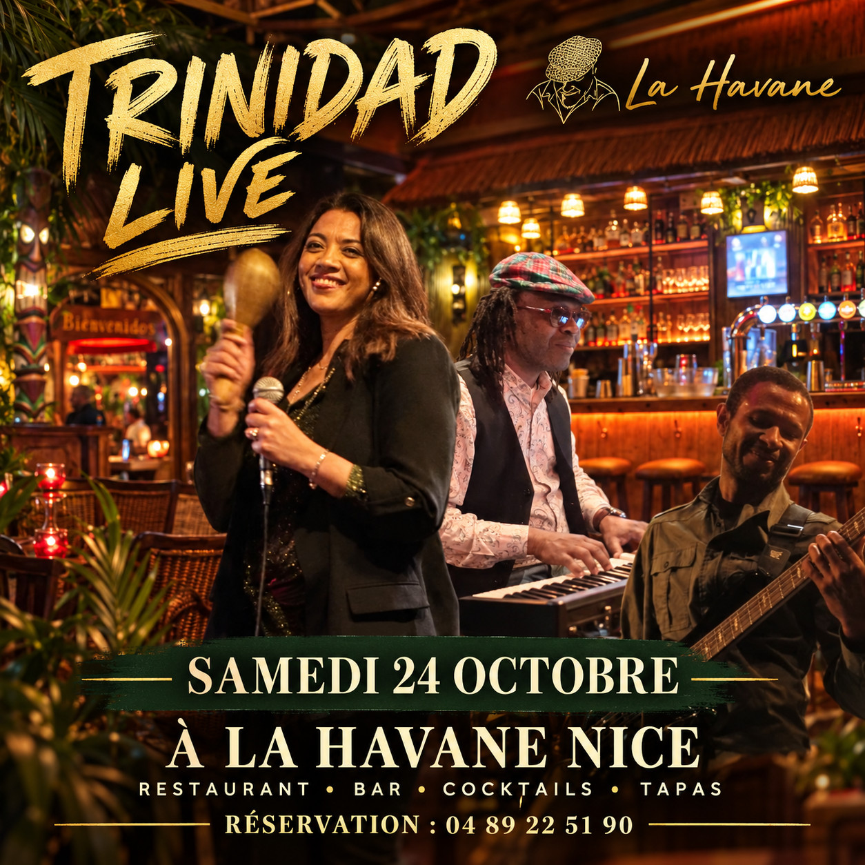 Trinidad Live - Samedi 24 octobre à La Havane Nice