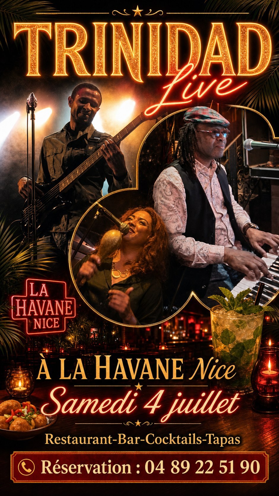 Trinidad Live - Samedi 4 juillet à La Havane Nice